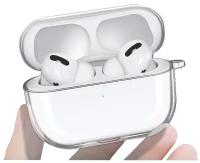 Чехол для наушников Apple AirPods Pro 2, прозрачный