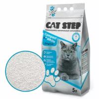 Наполнитель Cat Step комкующийся минеральный Compact White Original, 5л