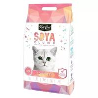 Комкующийся наполнитель Kit Cat Soya Clump Confetti 14 л