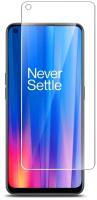 Защитное стекло на OnePlus Nord CE 2 (ВанПлюс Норд СЕ 2) на Экран, гибридное: пленка + стекловолокно, прозрачное тонкое Hybrid Glass, Miuko