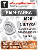 Рым-гайка М20 DIN582 (1 штука)