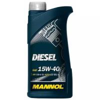 Минеральное моторное масло Mannol Diesel 15W-40, 1 л, 20 шт