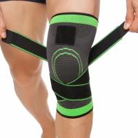 Наколенник / Бандаж на коленный сустав универсальный, с завязками / ортез на колено спортивный / бандаж колено