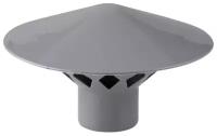 Зонт PP-H вентиляционный серый Дн 50 б/нап RTP (РосТурПласт) 11311