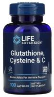 Капсулы Life Extension Glutathione Cysteine & C