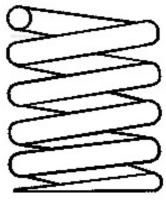 SACHS 997 108 Пружина передняя