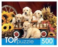 Пазл TOP Puzzle 500 деталей: Щенки лабрадора