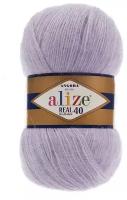 Пряжа Alize Angora Real 40, 40 % шерсть, 60 % акрил, 100 г, 430 м, 1 шт., 257 430 м