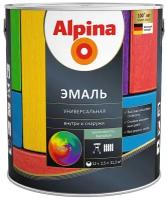 ALPINA Эмаль алкидная универсальная шелковисто-матовая, База 3 (2,5л)