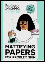 Матирующие салфетки для лица Professor SkinGOOD, Mattifying Papers для проблемной кожи, 50 шт