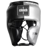 Шлем боксерский Clinch Punch 2.0 черно- серебристый, S