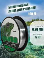 Леска монофильная Iguana 0,20мм 100м