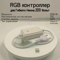 Контроллер GDC-RGB-1500-IP20-220 для неона General 512111