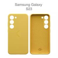 Силиконовый чехол COMMO Shield Case для Samsung Galaxy S23, Commo Yellow