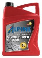 Полусинтетическое моторное масло ALPINE Turbo Super 10W-40, 5 л