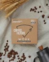 Фильтр кофе бумажные №1 / №2 для воронки типа Hario v60, filter coffee и капельной кофеварки, на 1-2 чашки