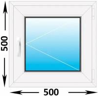 Пластиковое окно Veka WHS одностворчатое 500x500 (ширина Х высота) (500Х500)