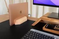 Вертикальная настольная подставка для ноутбука, macbook | Держатель для вертикальной установки symmetric