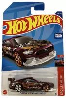 Машинка Hot Wheels коллекционная (оригинал) CUSTOM 18 FORD MUSTANG GT фиолетовый