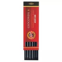 KOH-I-NOOR Грифели для цанговых карандашей Gioconda, H, 5,6 мм, 6 шт