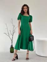 Платье размер S, зеленый