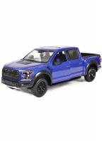 Машина металлическая Motormax 79344 2017 Ford F150 Raptor синий 1:24