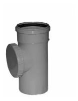 Подводка для воды, ревизия 50 для канализации для доступа к частям канализационных трубопроводов, 1 шт
