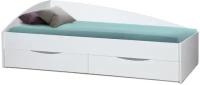 Кровать для ребенка Олимп Фея-3 асимметричная белый 193.2х84.7х65.2 см