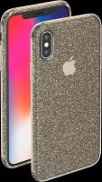 Чехол Chic Case для Apple iPhone X, золотой, Deppa 85340