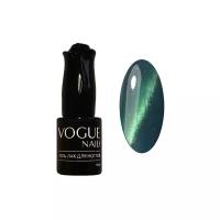 Гель-лак с перламутром Vogue Nails кошачий глаз, магнитный, полупрозрачный, синий, 10 мл