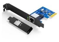 Адаптер UGREEN US230 (30771) Gigabit 10/100/1000Mbps PCI Express Network Adapter. Цвет: черный