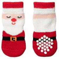 Носки для собак Дед Мороз, размер L, серия NEW YEAR Triol 12231082