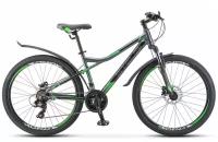 Велосипед Stels Navigator 610 D V010 серый/зелёный 26
