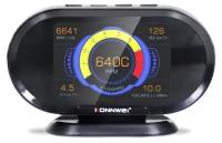 Автосканер Konnwei KW206 (цветной экран, на приборную панель, рус. язык, все протоколы)