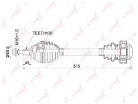 Привод В Сборе Lynxauto Cd-1134 LYNXauto арт. CD-1134