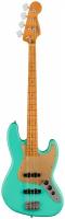 FENDER SQUIER 40th ANN Jazz Bass MN Aged Hardware Satin Seafoam Green бас-гитара, цвет морская пена