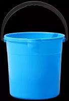 Ведро пластиковое с носиком Классика, цвет синий, 7 л