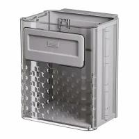 Мусорное ведро для кухни складное подвесной контейнер корзина для мусора на дверцу 10 литров, серый