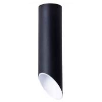 Спот потолочный накладной для натяжных или обычных потолков Arte Lamp PILON A1622PL-1BK, черный, GU10