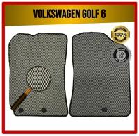 Передние EVA ЭВА коврики на Volkswagen GOLF 6 2008-2012