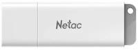 Флеш карта Netac U185 NT03U185N-064G-20WH USB 2.0, 64Gb, с колпачком, пластик, белая