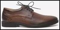 мужские туфли летние CORVETTO натуральная кожа, коричневый, размер 45