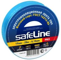 Изолента SAFELINE ПВХ 19 мм x 25 м, синий