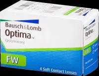 Контактные линзы Bausch & Lomb Optima FW, 4 шт., R 8,7, D -3,5