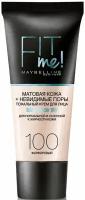 MAYBELLINE NY Тональный крем Fit Me! 100 фарфор 0