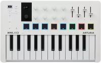 Arturia MiniLAB 3 25 клавишная MIDI-клавиатура - пэд-контроллер, 9 регуляторов, 8 RGB пэдов, 8 фейдеров, дисплей, сенсорные регуляторы Pitch/Modulatio