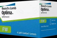 Контактные линзы Bausch & Lomb Optima FW, 4 шт