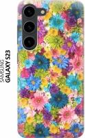 Силиконовый чехол на Samsung Galaxy S23, Самсунг С23 с принтом 