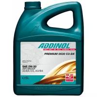 Моторное масло ADDINOL Premium 0530 C3-DX 5W-30 C3, 5л