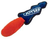 Игрушка для собак Joyser Slimmy Plush Шкура лисы из плюша с пищалкой S/M синяя с оранжевым, 38 см